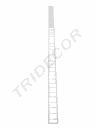 Transparenter Preishalter für Metallregale 120 cm