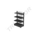 Gray Shelf with Mesh 90x150cm