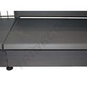 Foaie frontală gri pentru rafturi metalice de 90 cm