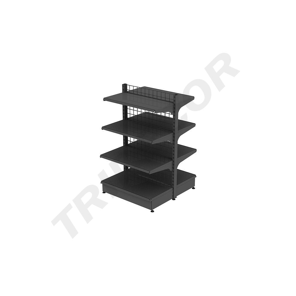 Gôndola cinzenta com Malha 90x150cm