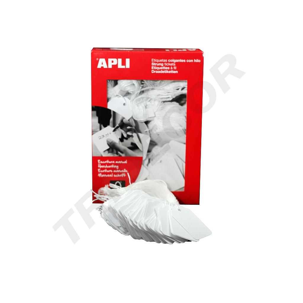 Etiqueta Con Hilo Blanco 24X43mm 500U/Pcs Ref.391