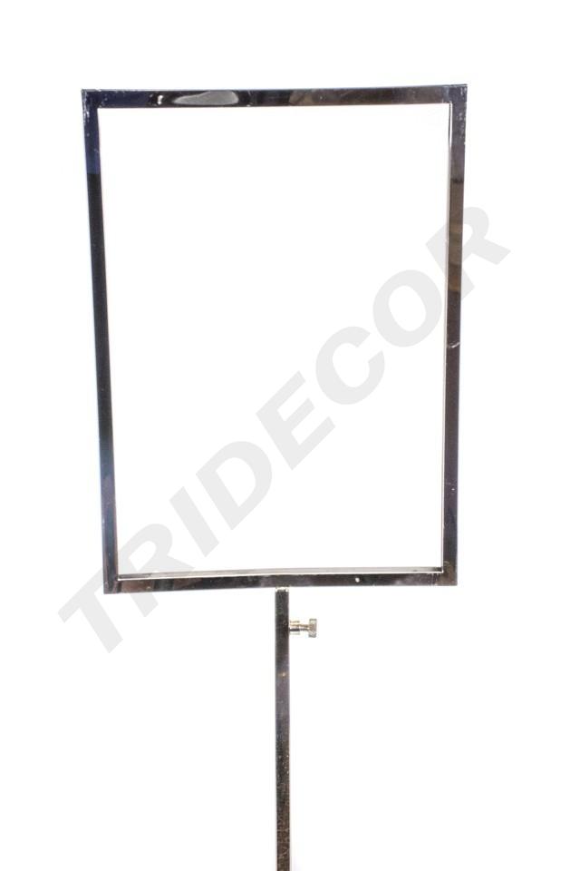 Suporte Ajustável para Poster de Tubo Retangular A4