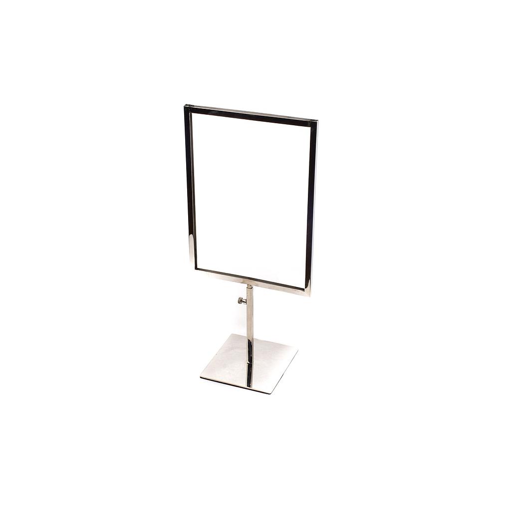 Chrome Adjustable Poster Holder A4