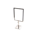 Chrome Adjustable Poster Holder A4