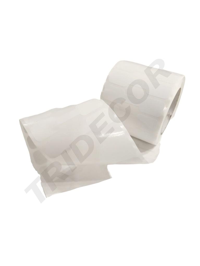 Etiqueta para Caixa de Jóias Branca 3,8x0,6cm 1000/Rolo