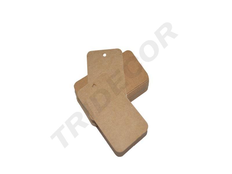 Etiqueta troquelada 3,5x6,5cm 100U/Paquete Varios Colores
