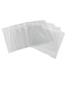 Plastic bag with adhesive flap 24X23+4 cm