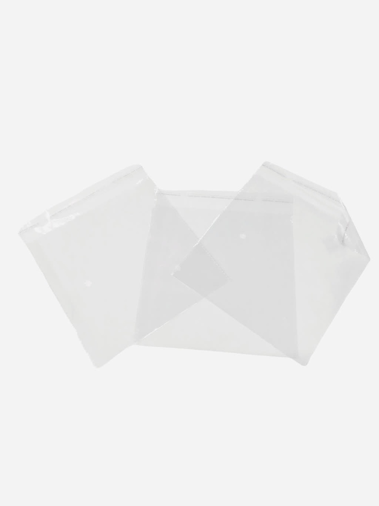 Plastic bag with adhesive flap 22X25+4 cm