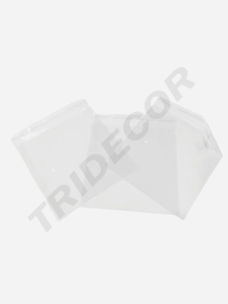 Pungă plastic cu clapetă adezivă 22X25+4 cm