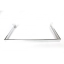 Rectangular 'U'-shaped bar for slat panel, 90X30 cm