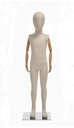 Mannequin enfant en tissu beige clair 7-9 ans