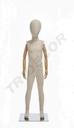 Mannequin enfant en tissu beige clair 4-6 ans