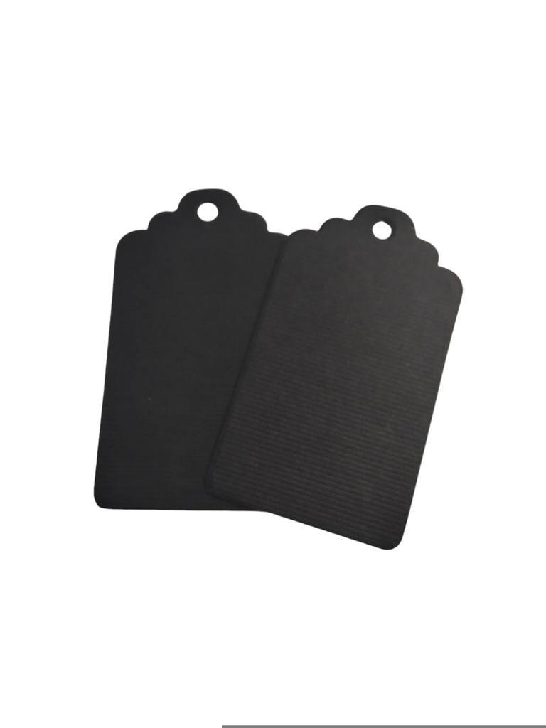 Étiquette de prix noire 3,1x5 cm 100 unités