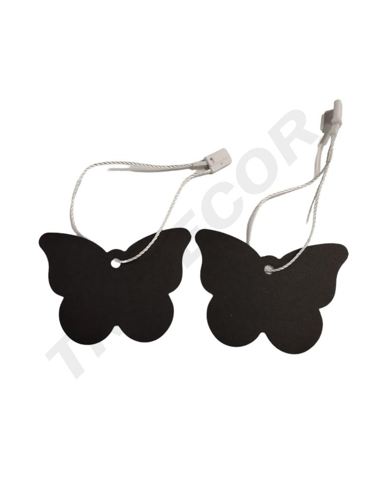 Étiquette découpée en forme de papillon 4,5X3,5 cm 100 unités/paquet