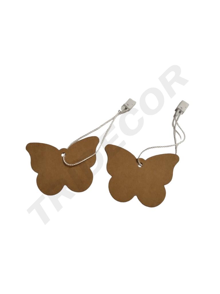 Etichetta sagomata a farfalla 4.5X3.5cm 100 unità/pacco