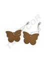 Étiquette découpée en forme de papillon 4.5X3.5cm 100 unités/paquet