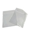 Plastic bag with adhesive flap 24X26+3 cm