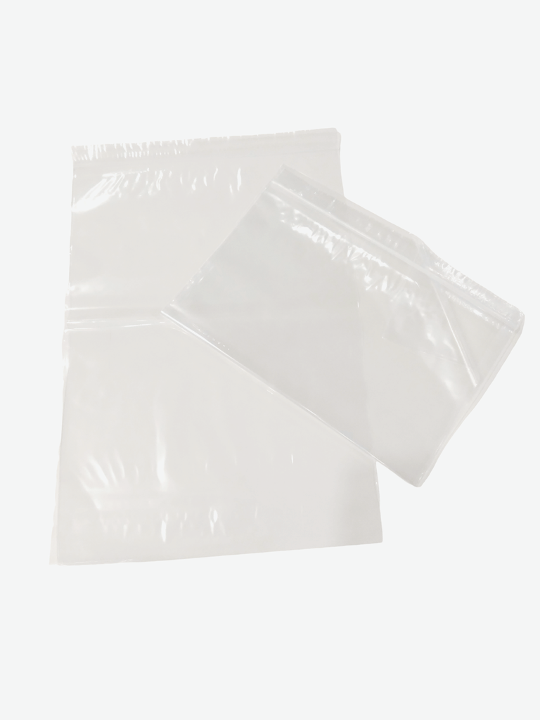 Plastic bag with adhesive flap 28X38+5 cm