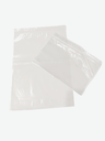 Plastic bag with adhesive flap 28X38+5 cm