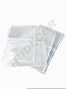 Plastic bag with adhesive flap 30X50+4 cm