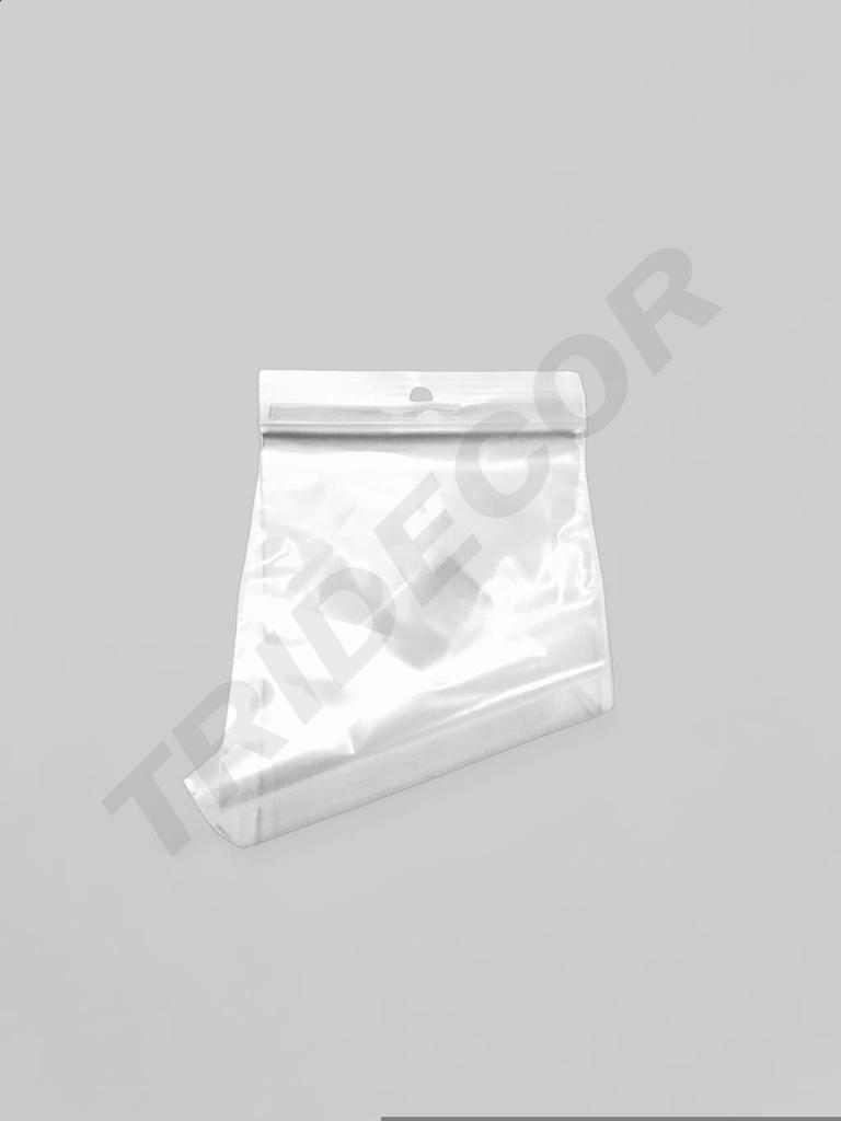 Bolsa De Plástico Con Solapa Adhesiva 7X13+4 Cm