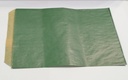 Enveloppe en papier kraft vert 15+2,5X22cm 50 unités/paquet