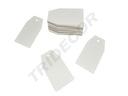 Etichete decupate vârf alb neted 3.5X6.5cm 100/pachet