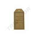 Etichetta colore Marrone 8X4cm 200/Pacco Dimensione Arte Pvp