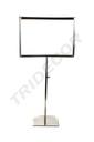Porte-affiche ajustable en acier mat A4