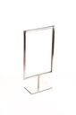 Chromed Steel Poster Holder A5