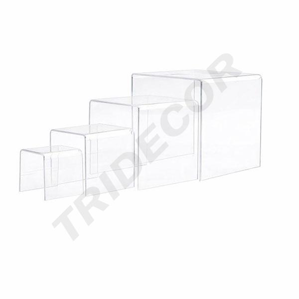 Acrylic Display Stand in C Shape in 4 Heights