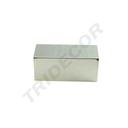 Forma De Exhibición Rectangular C Acero Cromado 28X12X12CM