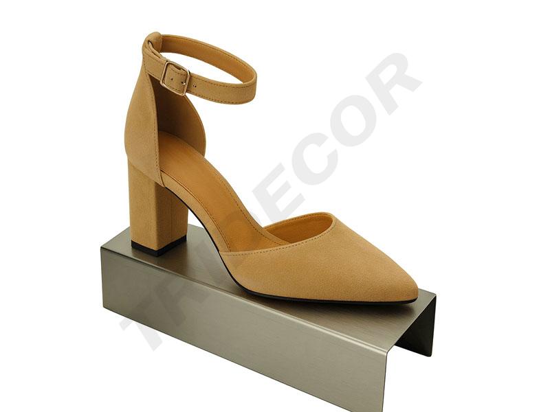 ESPOSITOR METALICO DE ACERO INOXIDABLE MATE 28X12X8CM