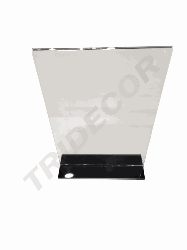 Acrylic Poster Holder 'T' Shape A4 21X30cm