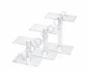 Acrylic Footwear Display Stand 3 Heights