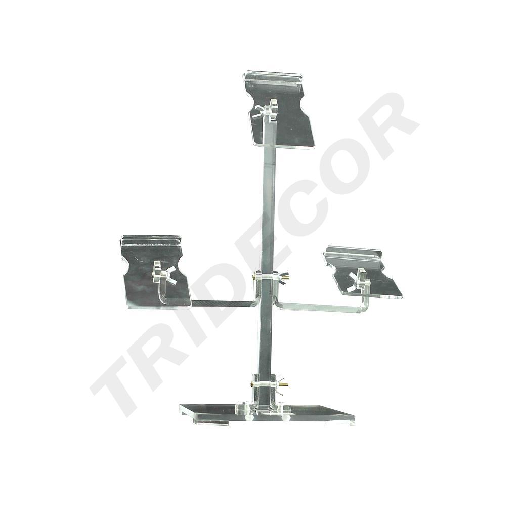 鞋用三底亚克力展示架