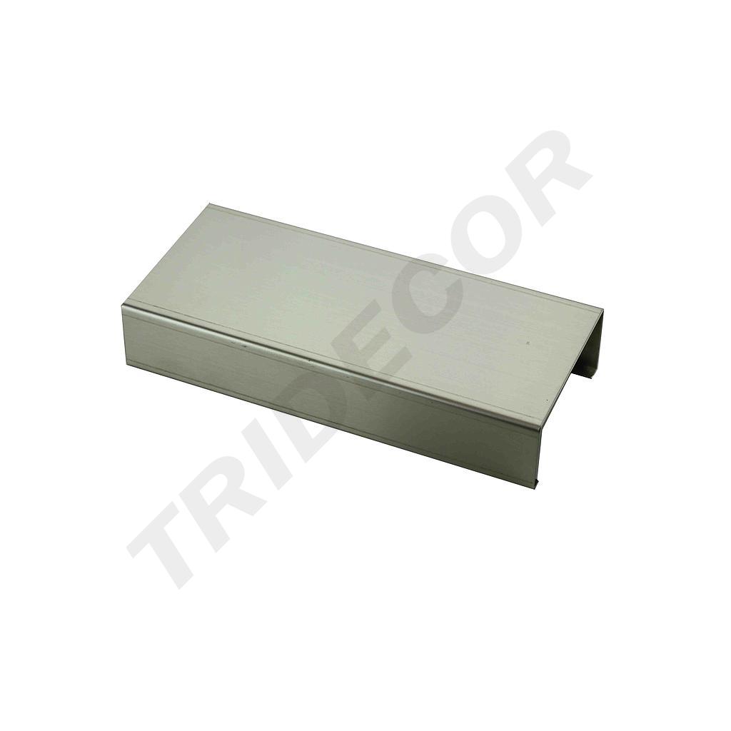EXPOSITOR ACERO MATE 28X12X5CM