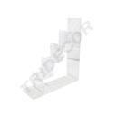Expositor Acrílico Para Carteras Escalera 5 Alturas