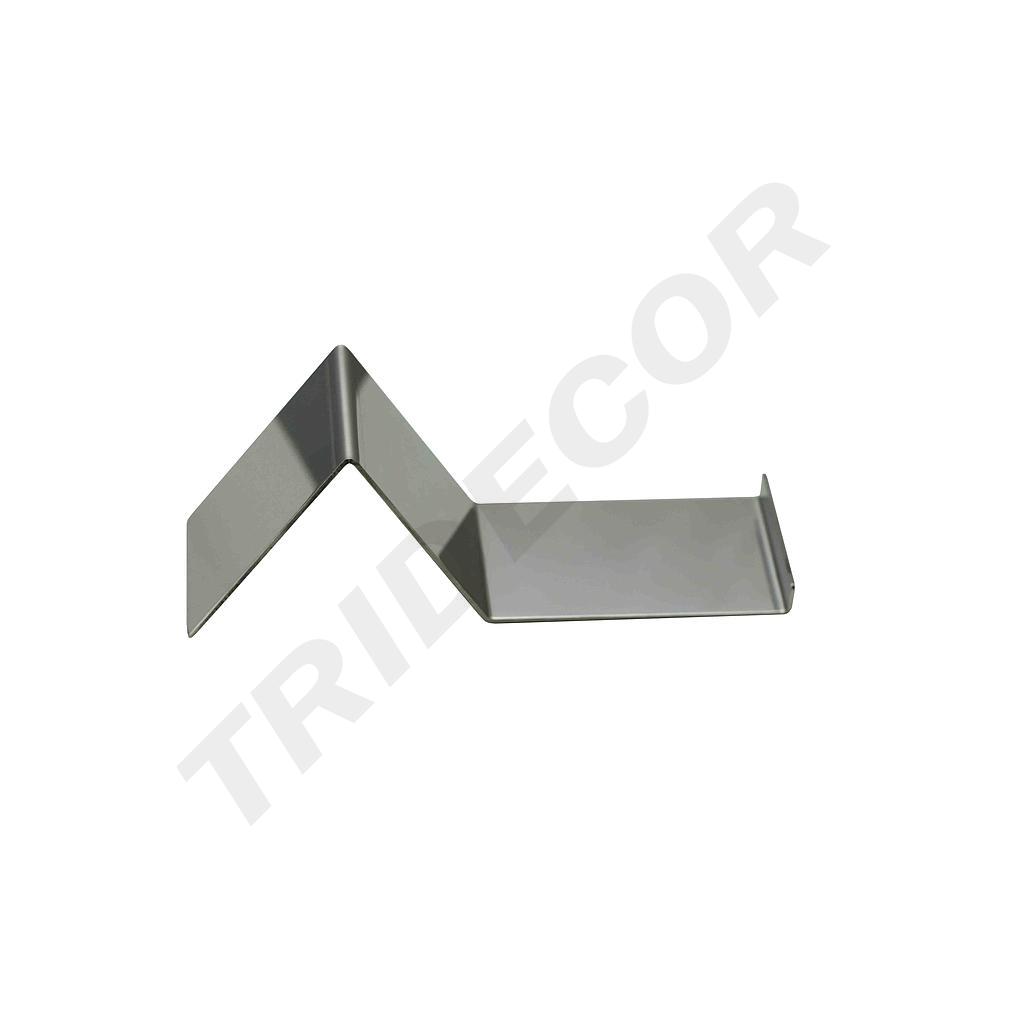 Espositore in metallo cromato 17X5X6.5cm
