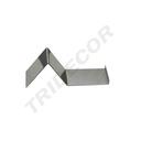 Suport de expunere din metal cromat 17X5X6,5cm