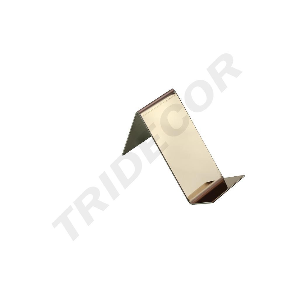 Bronze Color Chromed Steel Display Stand