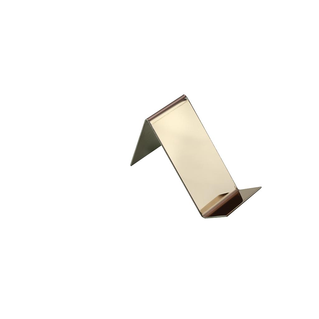 Suport de expunere din oțel cromat culoare bronz