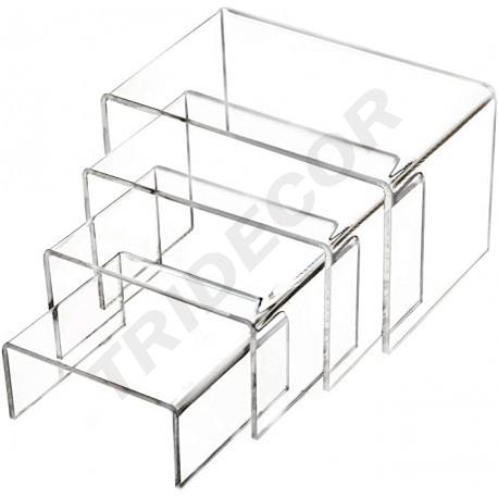 Acrylic Display Stand C 4 Heights