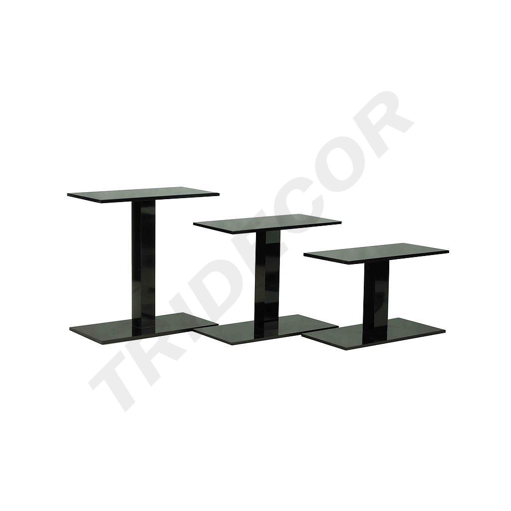 Acrylic Display Stand | Black Color | 3 Heights