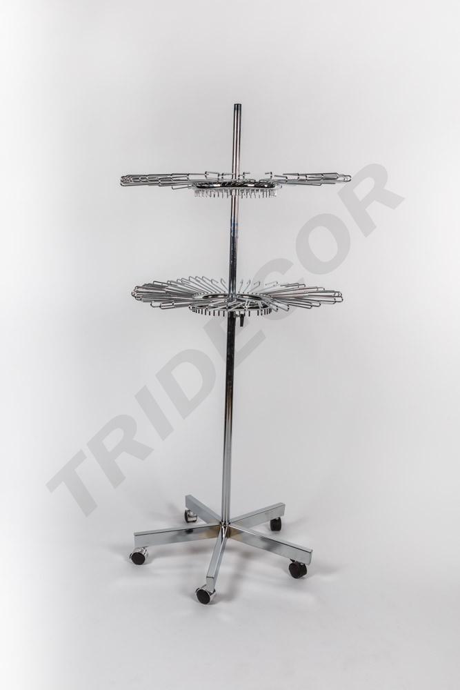 Rotating Metal Scarf Display Stand