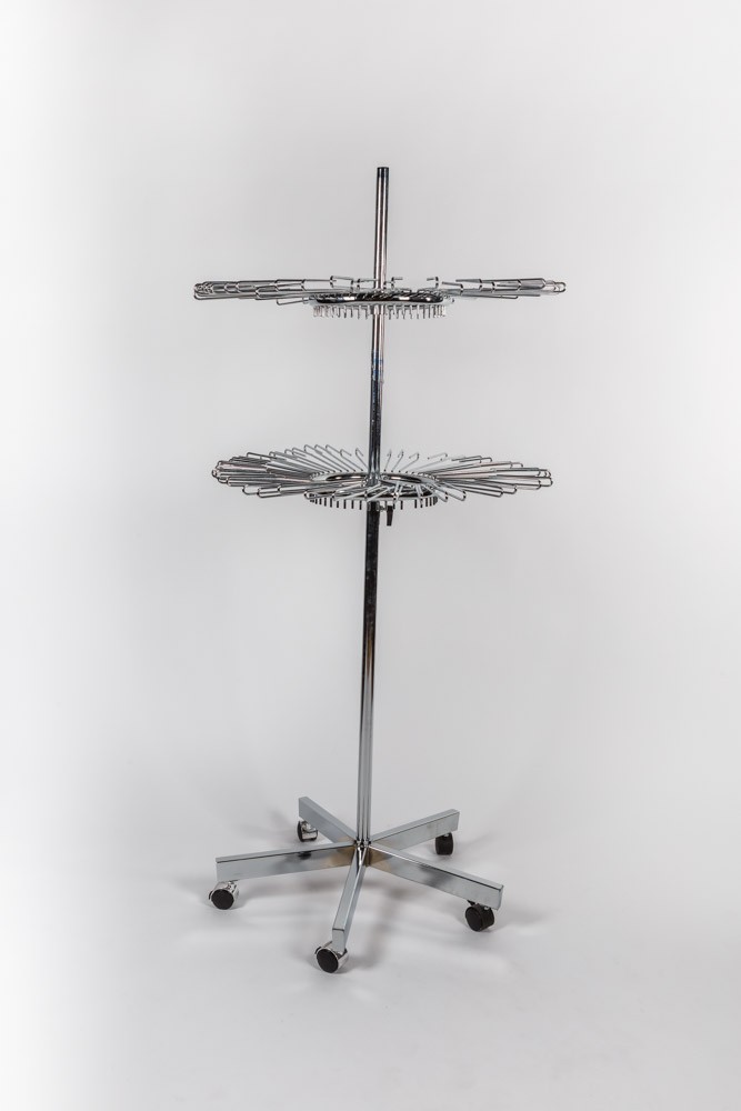 Rotating Metal Scarf Display Stand