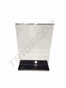 Acrylic Poster Holder 'T' Shape A6 10.5X10.5X6cm
