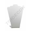 Espositore in metacrilato per collane e orecchini, colore bianco