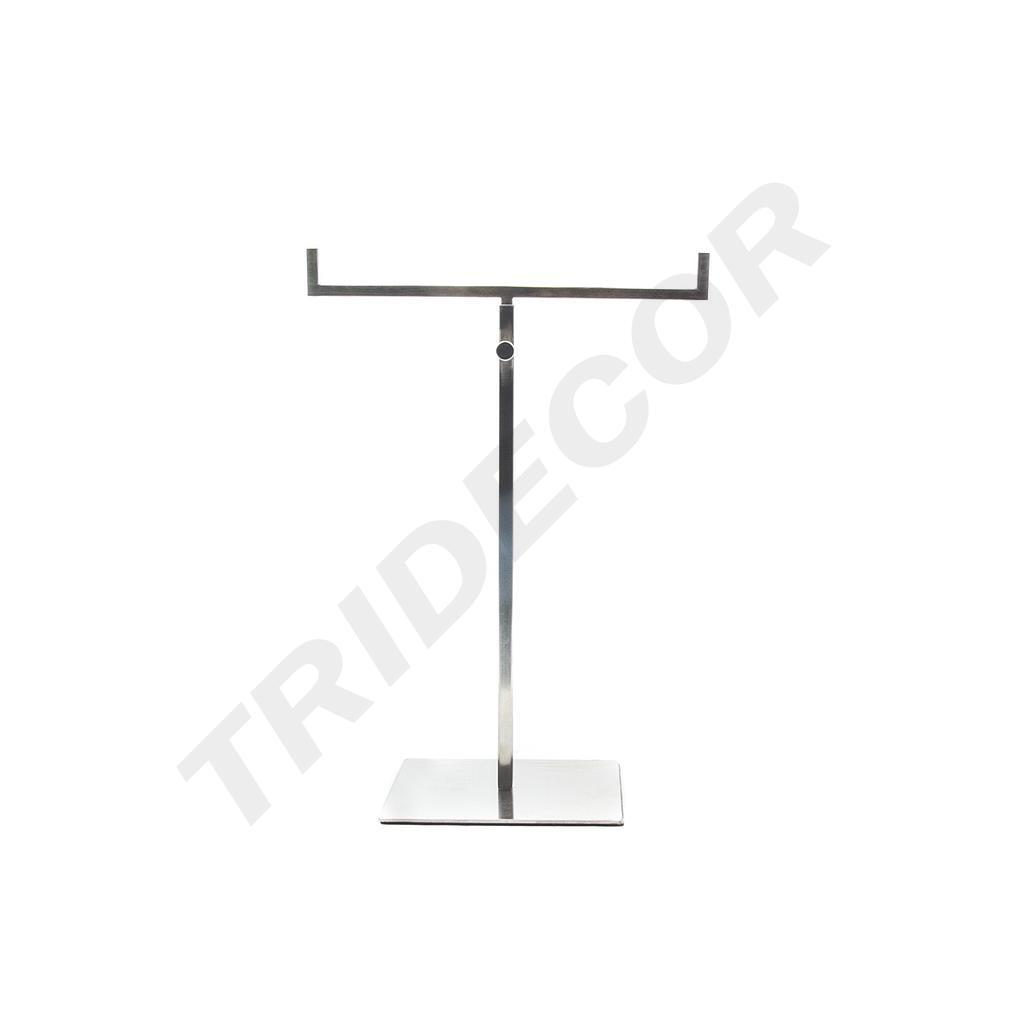 Double Stainless Steel Bag Display Stand