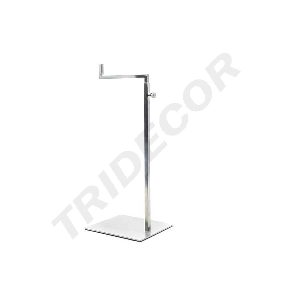 L Shape Matte Steel Bag Display Stand